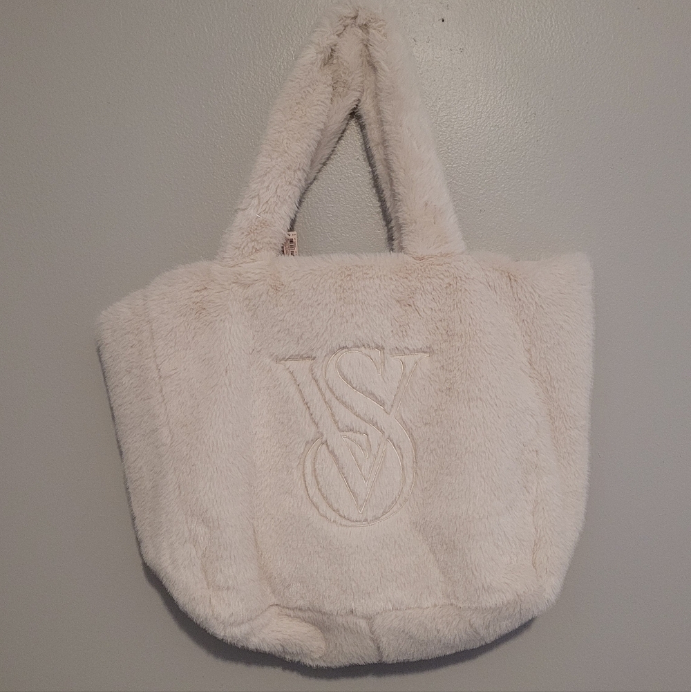 NWT Victoria's Secret Faux Fur Bag
